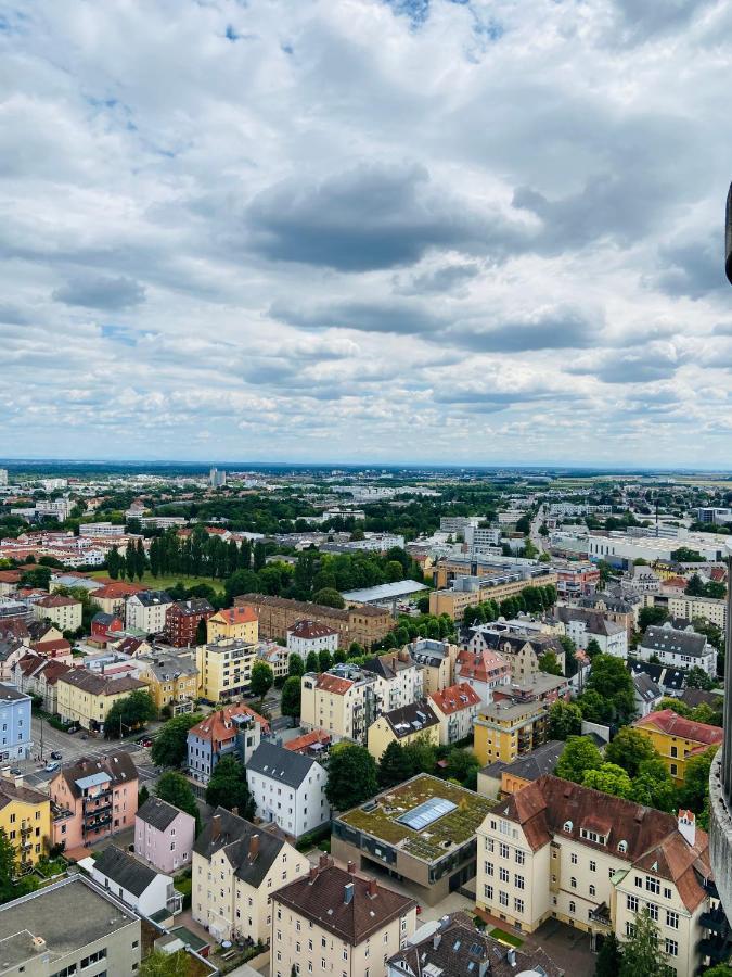 Hotelturm Augsburg Appartment 29 Stock Εξωτερικό φωτογραφία