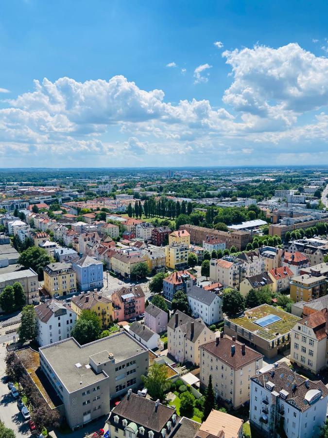 Hotelturm Augsburg Appartment 29 Stock Εξωτερικό φωτογραφία